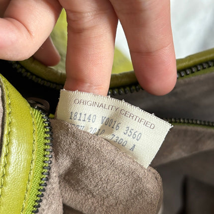 Bottega Veneta Veneta Hobo Maxi Avocado Green Intrecciato Leather Bag 50cm