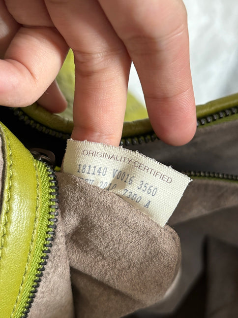 Bottega Veneta Veneta Hobo Maxi Avocado Green Intrecciato Leather Bag 50cm