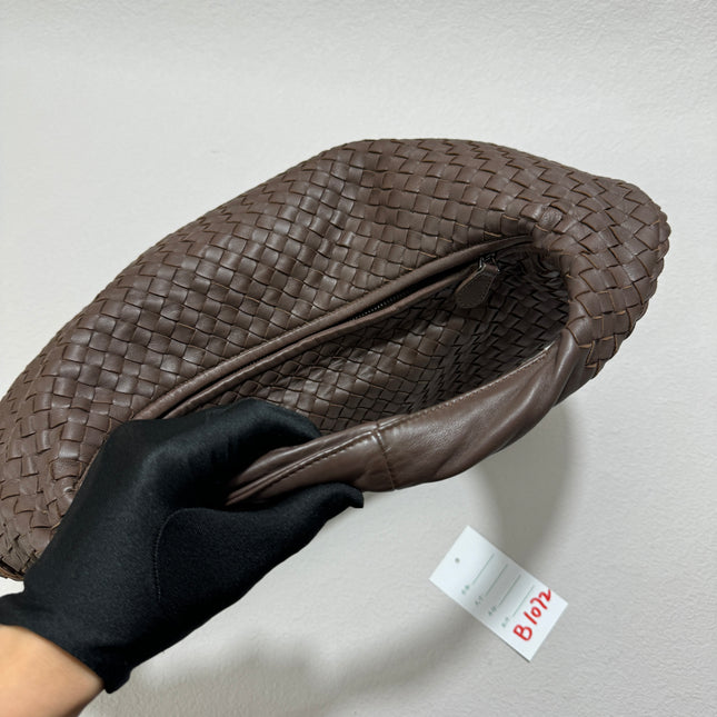 Sold Bottega Veneta Hobo Bag Large Milk Chocolate Brown Lambskin leather 47cm