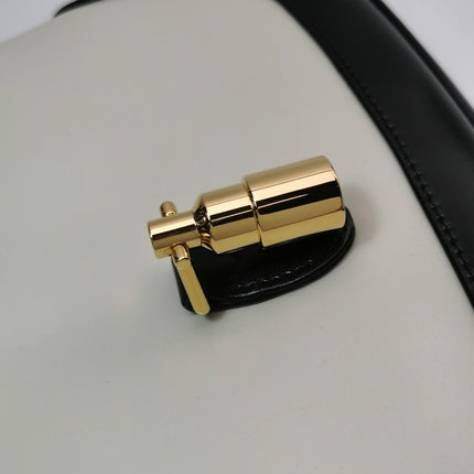 Sold Gucci Jackie 1961 Black & White Leather Bag Small
