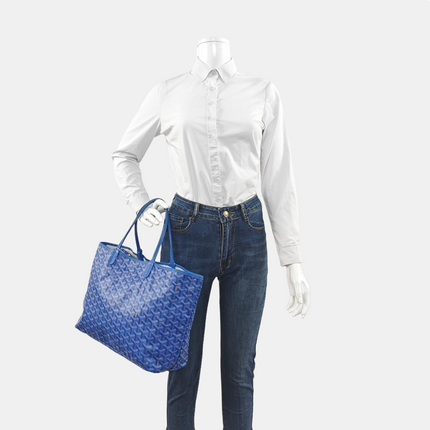 Goyard Saint Louis PM Tote Medium Blue