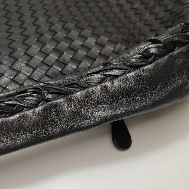 Bottega Veneta Veneta Hobo Maxi Black Tiny Fringes Leather 51cm