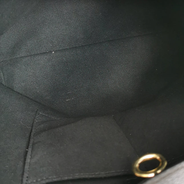 Louis Vuitton Atlantis Small Brown Monogram Canvas Bucket Bag with Strap