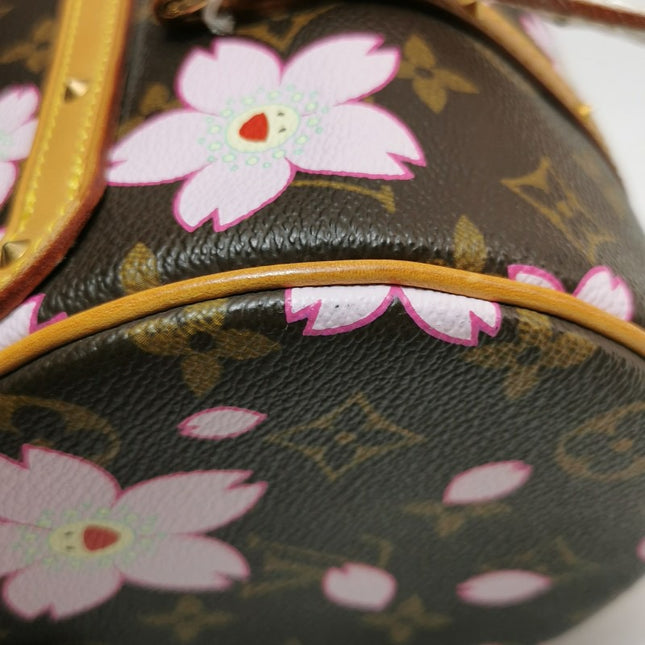 Louis Vuitton x Takashi Murakami Papillon 28 Cherry Blossom Monogram Handbag