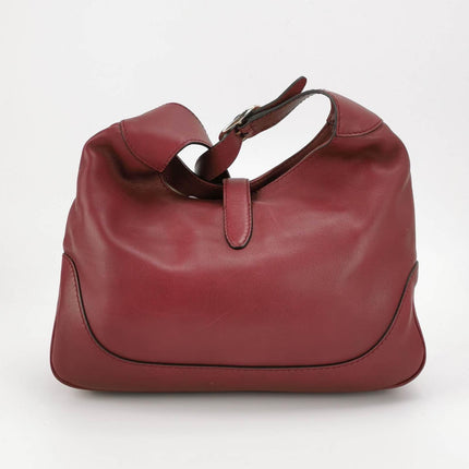 Sold Gucci Jackie 1961 Soft Medium Leather Bag Burgundy Red