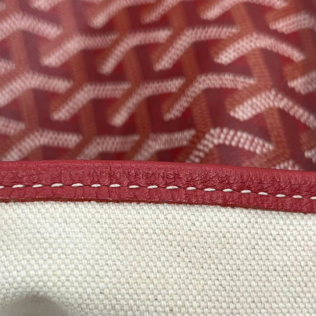 Goyard Saint Louis PM Tote Medium Red Goyardine 2017