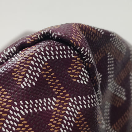 Goyard Saint Louis PM Medium Burgundy Goyardine Tote 2020