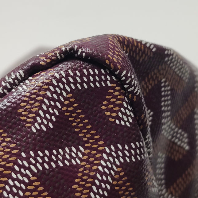 Goyard Saint Louis PM Medium Burgundy Goyardine Tote 2020