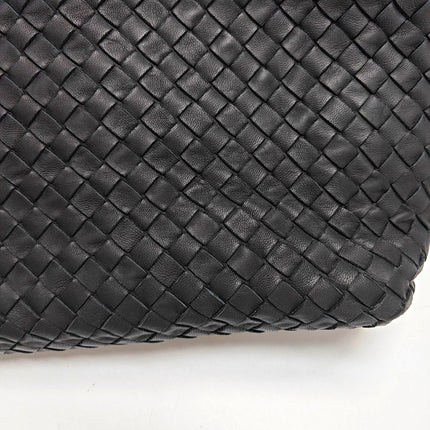 Bottega Veneta Cesta Shopper Tote Intrecciato Black Leather Large 50cm