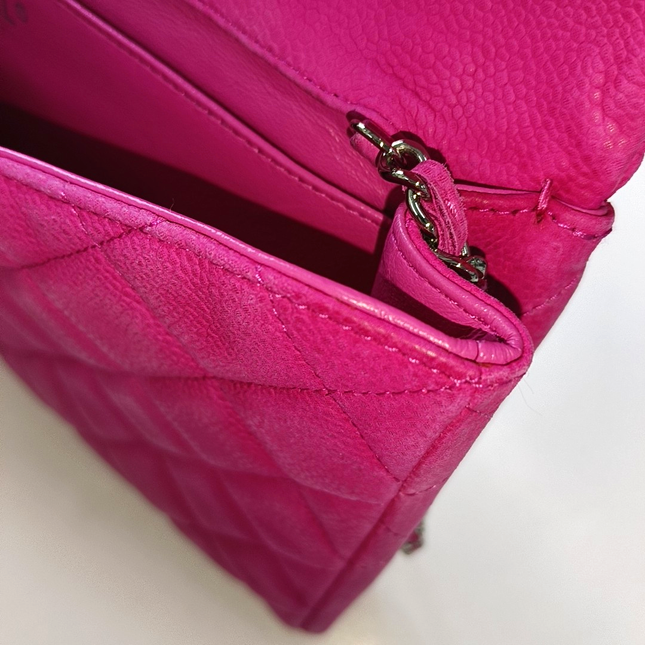 Chanel Envelope Clutch with Chains Pink Caviar Leather, 2013-2014