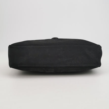 Gucci Jackie 1961 Medium Black Suede Leather Bag