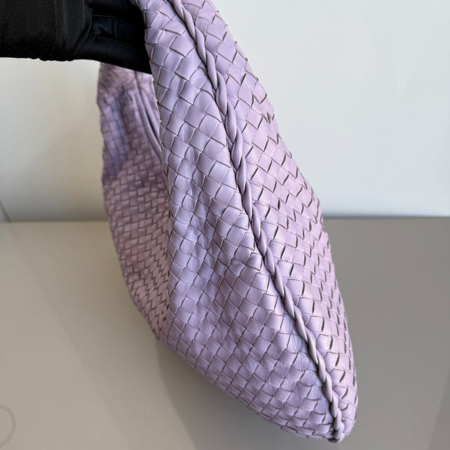Bottega Veneta Hobo Bag Lambskin leather Lilac Purple Large 47cm