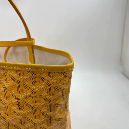 Sold Goyard Saint Louis Tote 2014 PM Medium Yellow