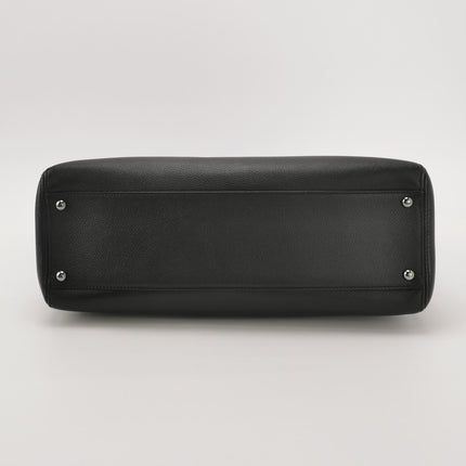 Chanel Cerf Executive East West Black Caviar Leather Handbag