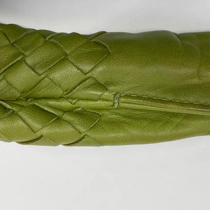 Bottega Veneta Veneta Hobo Avocado Green 45cm Lambskin Leather