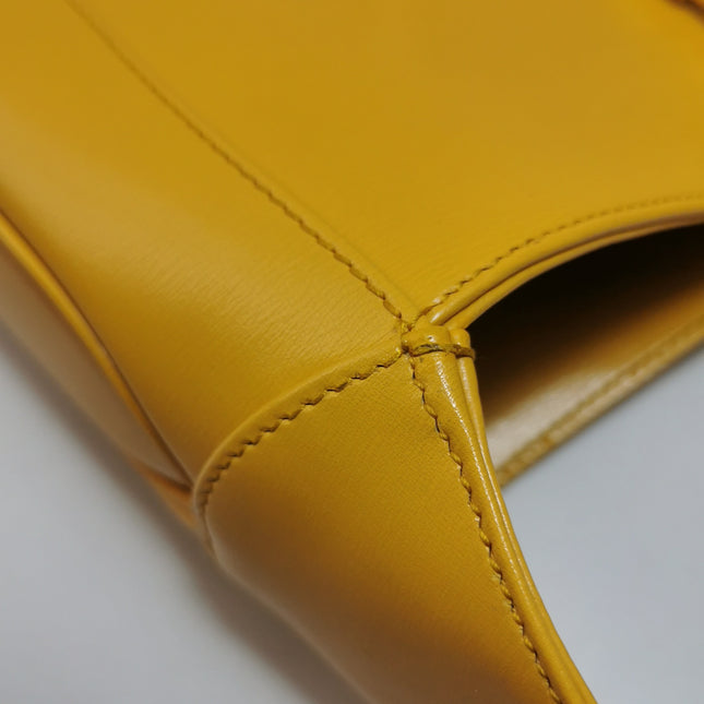 Gucci Jackie 1961 Yellow Leather Bag Small Shoulder Bag With Strap
