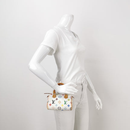 Louis Vuitton x Takashi Murakami Speedy Nano Boston Top Handle Bag