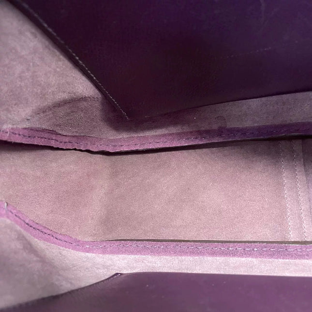 Hermès Trim 31 Purple Raisin Epsom Leather Shoulder Bag