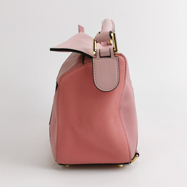 Loewe Puzzle Small Tricolor Pink Crossbody Bag