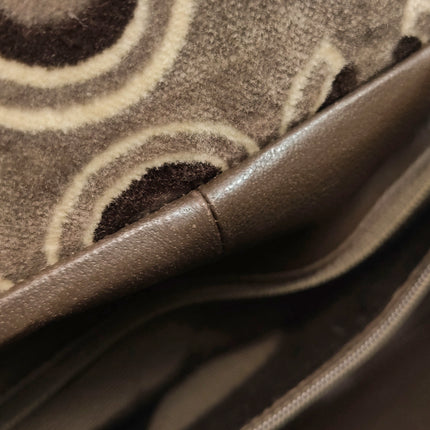 Chanel 2002 Coco Flap Top Handle Box Bag Velvet Grey