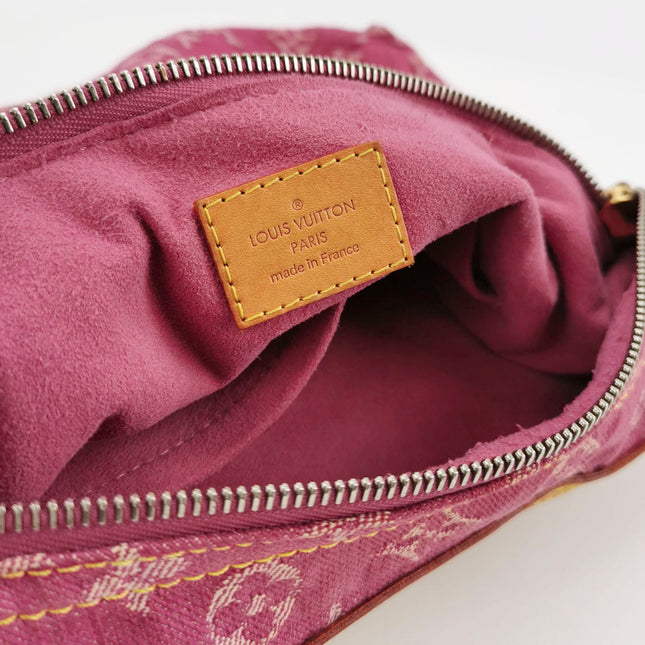 Louis Vuitton Monogram Pink Denim Baggy PM Shoulder Bag