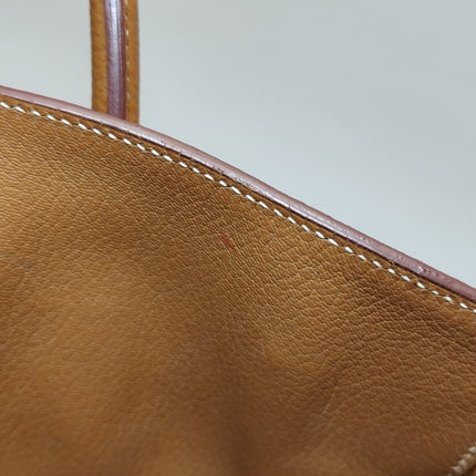 Hermes Birkin 35 Gold Togo Calfskin Leather Palladium Hardware 2004