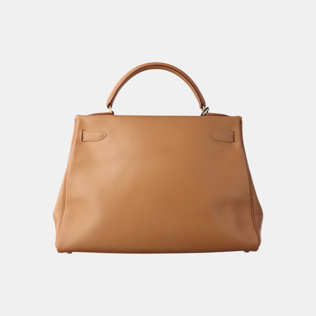 Hermes Kelly 32 Sesame Epsom Retourne Gold Hardware 1993