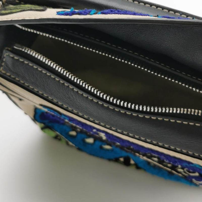Loewe x William De Morgan Puzzle Mini Embroidered Multicolor