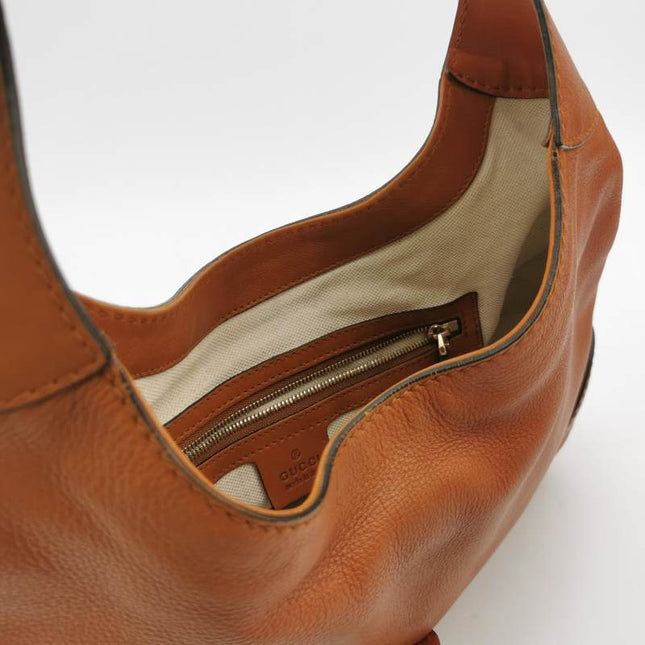 Sold Gucci Jackie 1961 Soft Tan Brown Leather Bag Medium