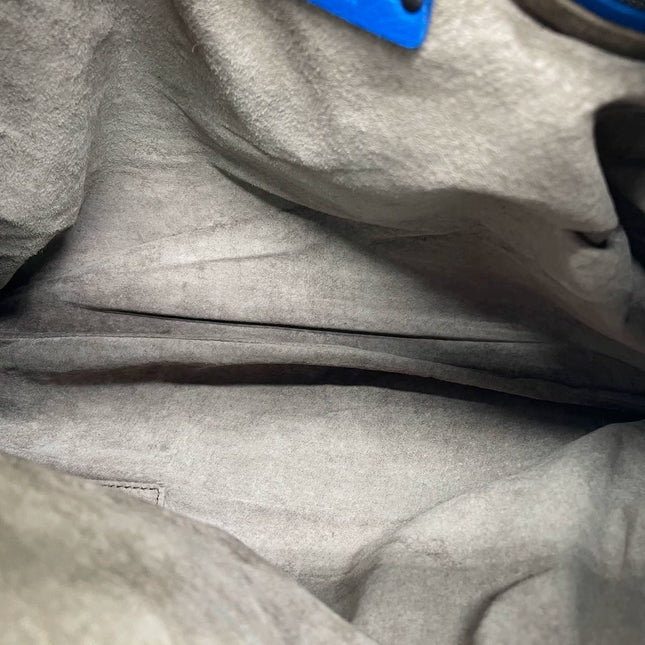 Bottega Veneta Hobo Bag Lambskin leather Royal Blue Medium 45cm