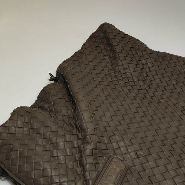 Bottega Veneta Maxi Convertible Tote Dark Chocolate Brown Leather 50cm
