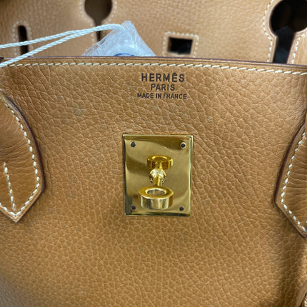 Hermes Birkin 40 Gold TC Clemence Leather Gold Hardware 1994
