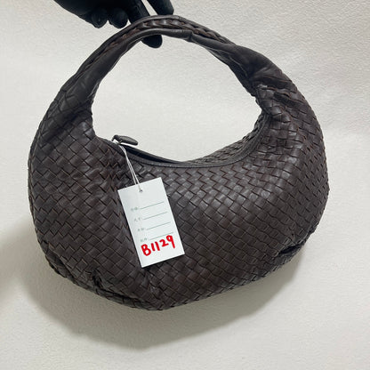 Sold Bottega Veneta Belly Hobo Intrecciato Lambskin Leather Milk Chocolate Brown Medium 40cm