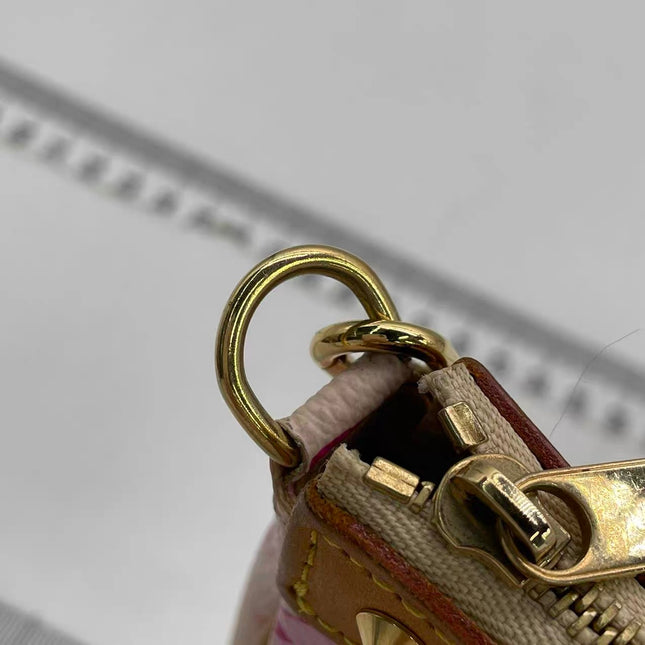 Louis Vuitton x Takashi Murakami Cherry Blossom Pochette Accessoire Pink Monogram