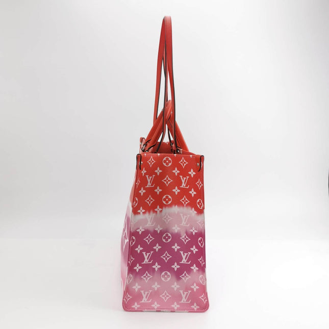Sold Louis Vuitton OnTheGo Monogram Escale Rouge Leather GM Tote Bag