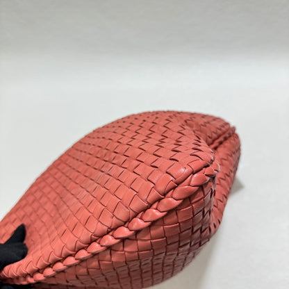 Bottega Veneta Veneta Hobo Medium Coral Intrecciato Leather Bag 47cm