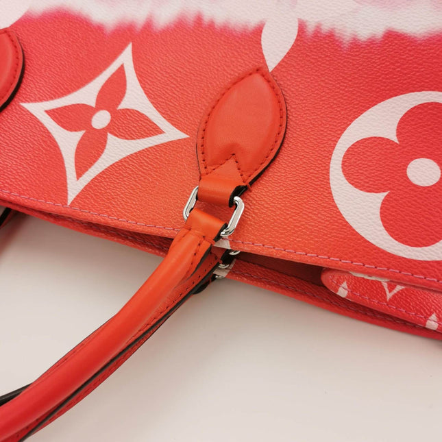 Sold Louis Vuitton OnTheGo Monogram Escale Rouge Leather GM Tote Bag