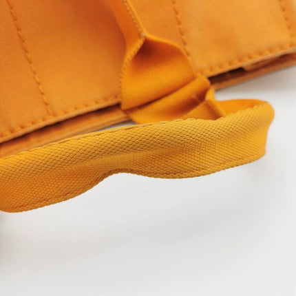 Sold Prada Canape Canvas Tote Orange Handbag