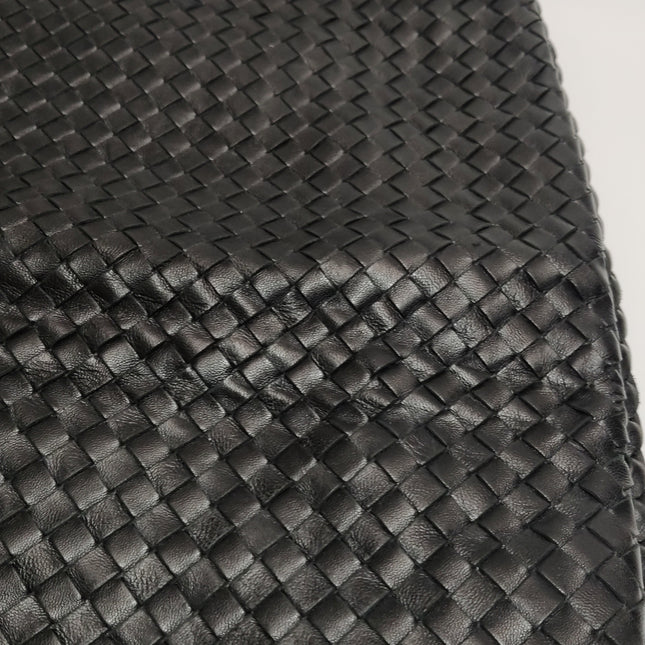 Bottega Veneta Veneta Hobo Maxi Black Leather 51cm