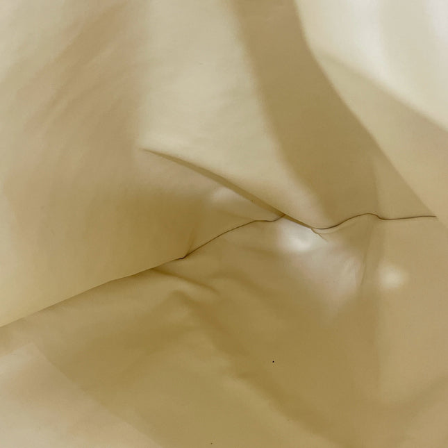 Bottega Veneta Hop Large Leather Pale Cream Yellow Hobo Bag