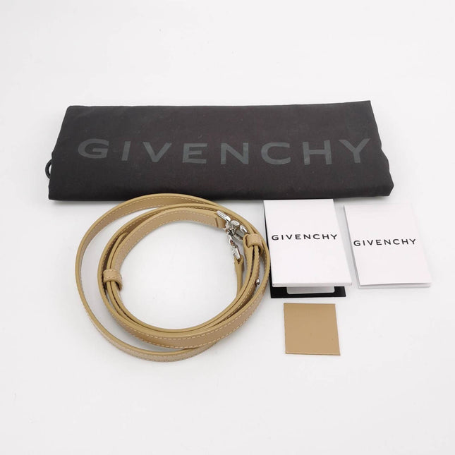 Sold Givenchy Antigona Nano Beige Calf Leather Crossbody Bag