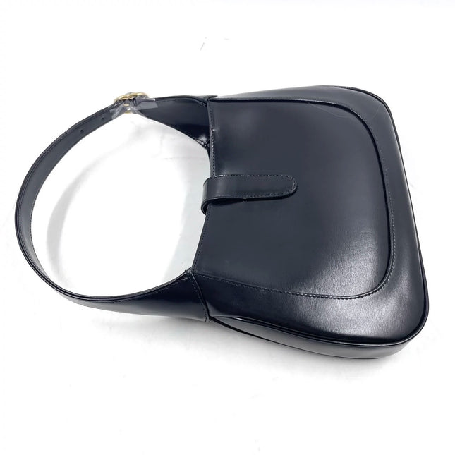 Sold Gucci Jackie 1961 Black Leather Bag with Adjustable Strap Never Worn