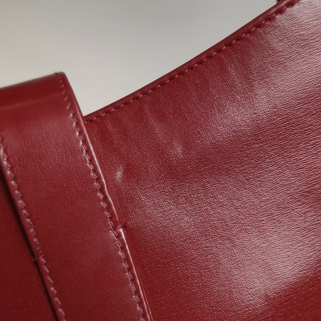 Gucci Jackie 1961 Red Burgundy Leather Bag Small Shoulder Bag