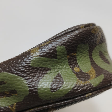 Louis Vuitton x Stephen Sprouse Green Graffiti Monogram Pochette Accessoire