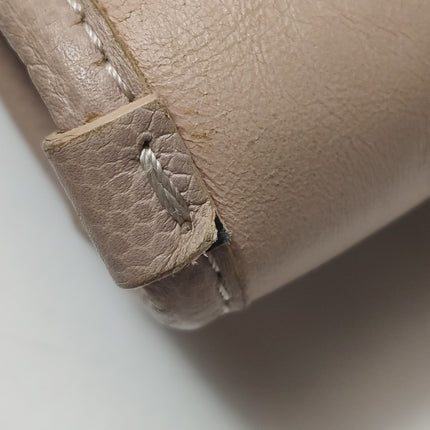 Chanel Deauville Tote Medium Pink Leather Leather Chain Straps