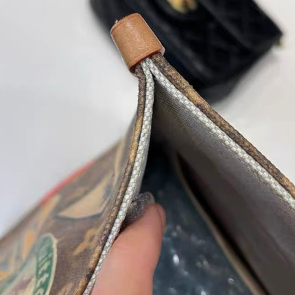 Louis Vuitton Voyage OnTheGo Large Brown Monogram Crossbody Tote Flight Mode