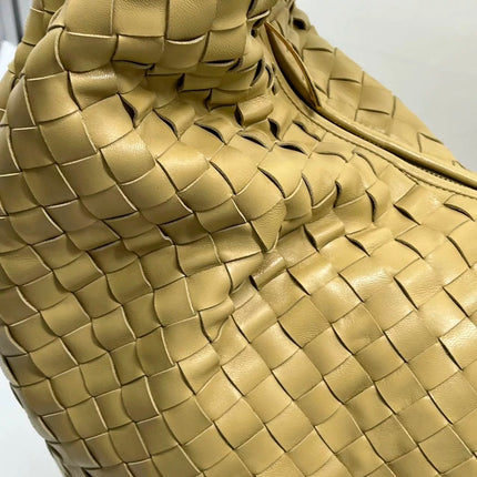 Bottega Veneta Jodie Maxi Lambskin Leather Beige Oats 70cm