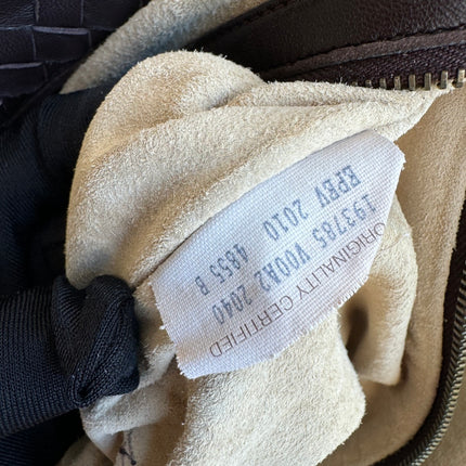 Sold Bottega Veneta Maxi Convertible Tote Bag Hobo Chocolate Brown Leather Two-way Carry 50cm