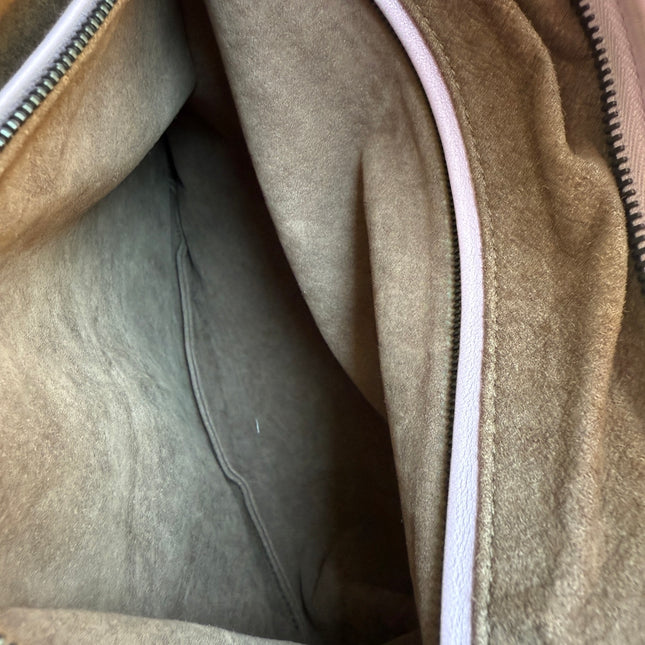 Bottega Veneta Hobo Bag Lambskin leather Lilac Purple Large 47cm