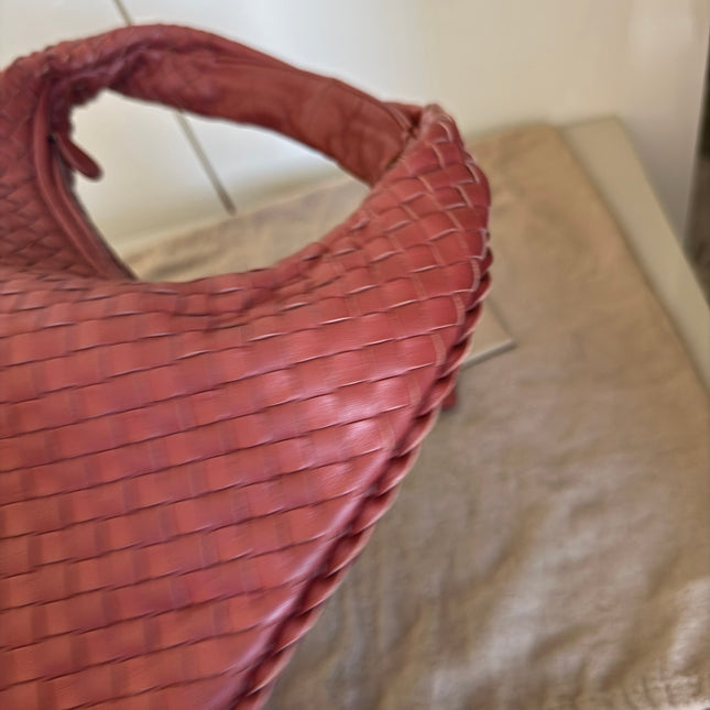 Bottega Veneta Hobo Bag leather Burgundy Medium 40cm